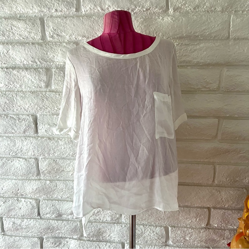 Mod Ref White Relaxed Short Sleeve Tee